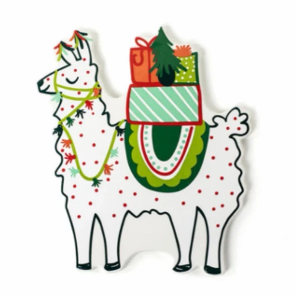 Coton Colors Happy Everything Holiday Llama Large Attachment